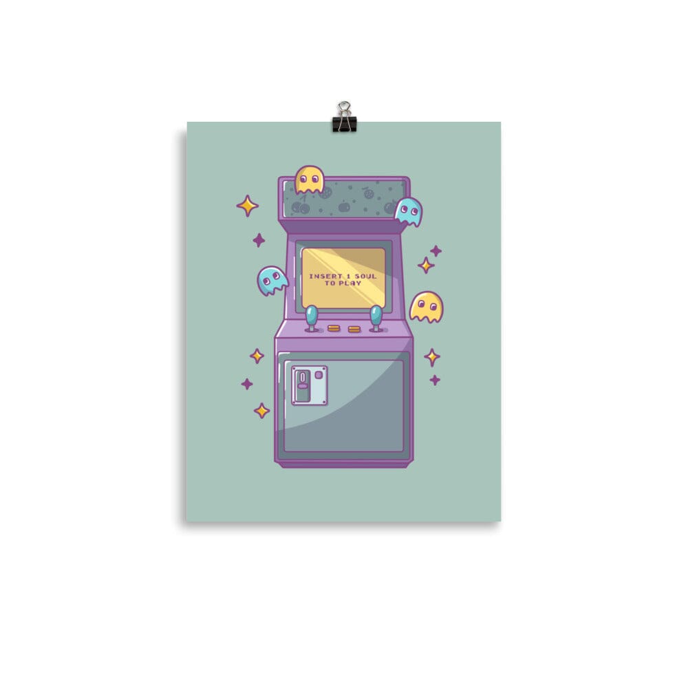 Insert 1 Soul to Play | Poster | Retro Gaming Threads & Thistles Inventory 11″×14″