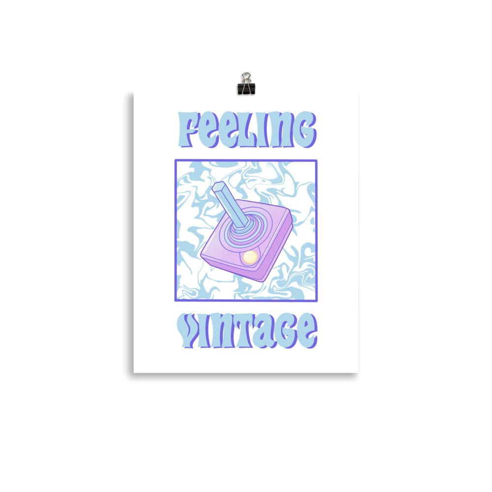 Feeling Vintage | Poster | Retro Gaming Threads & Thistles Inventory 11″×14″