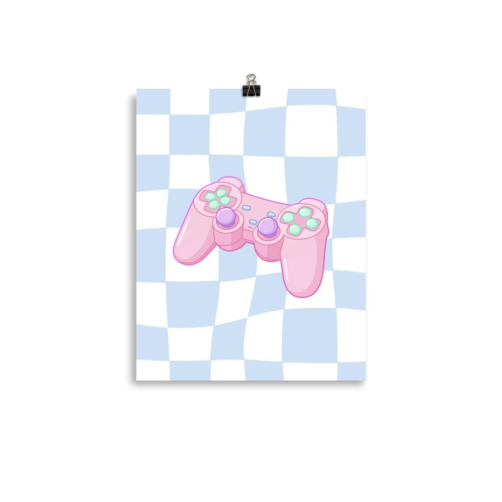 PS1 Controller | Poster | Retro Gaming Threads & Thistles Inventory 11″×14″