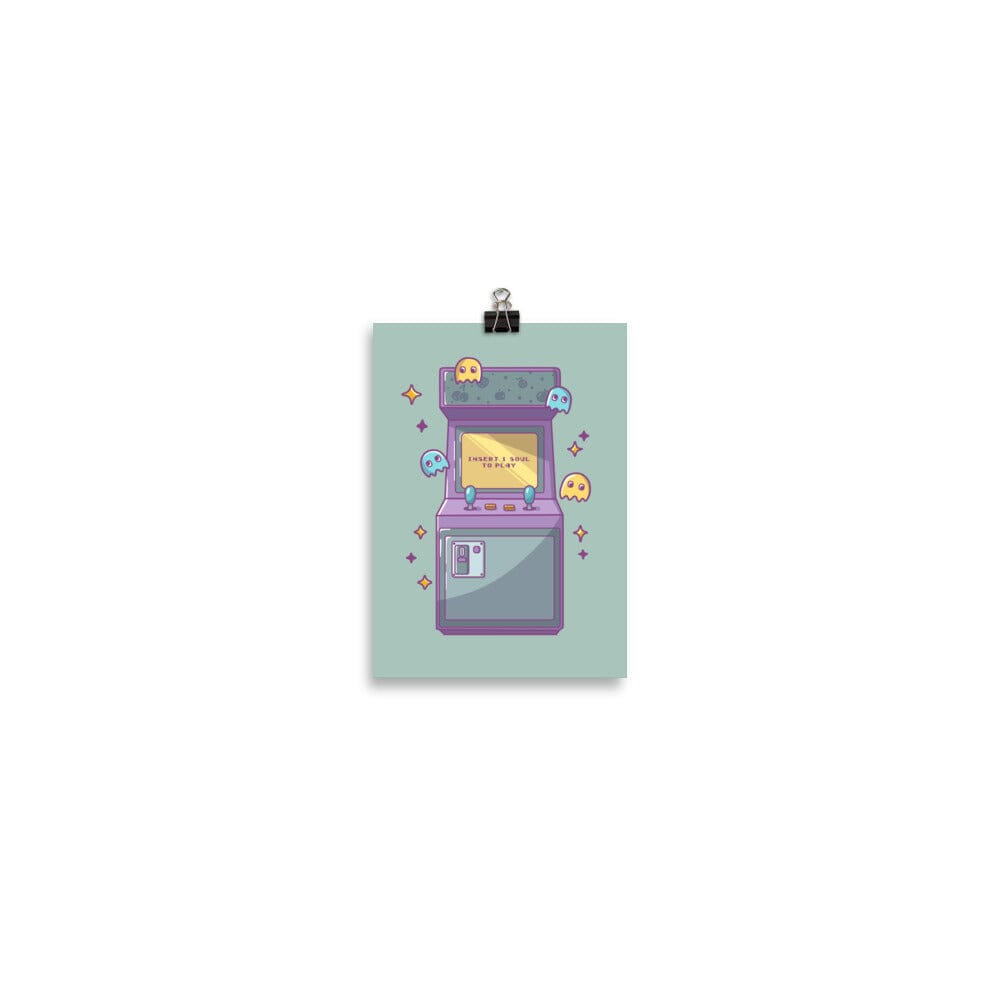 Insert 1 Soul to Play | Poster | Retro Gaming Threads & Thistles Inventory 5″×7″