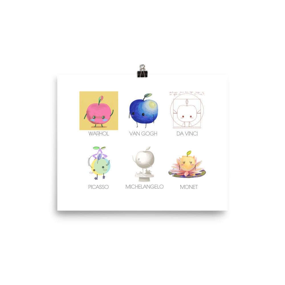 Junimo Artists | 8x10 in Poster | Stardew Valley Threads and Thistles Inventory