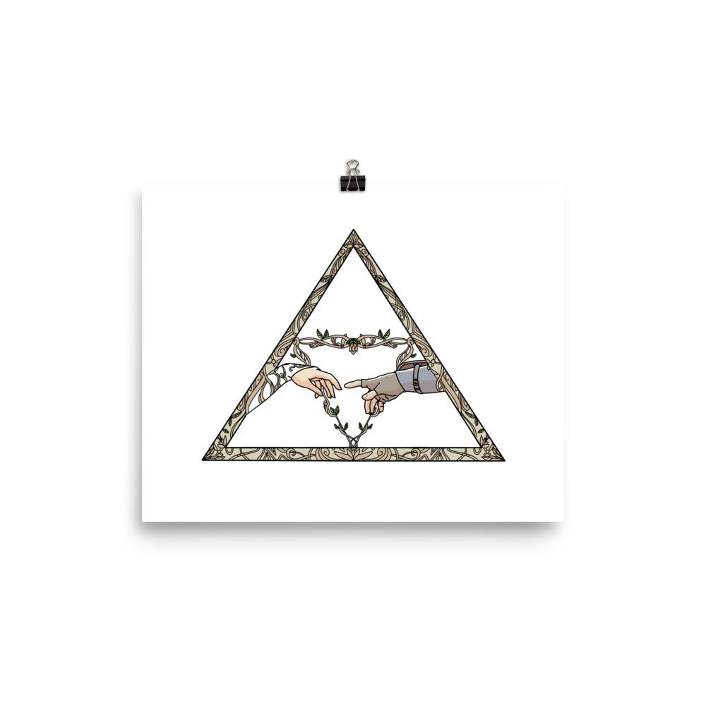 The Creation | 8x10 in Poster | The Legend of Zelda Threads and Thistles Inventory