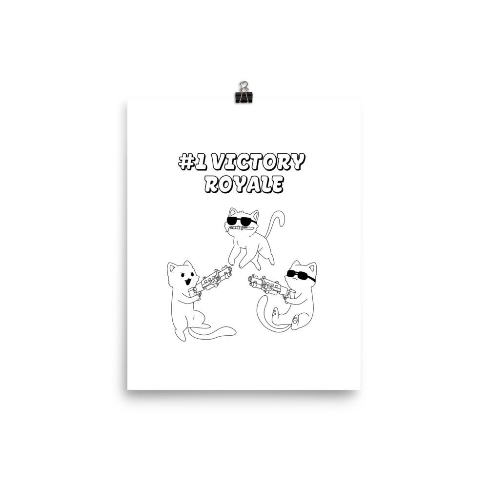 Victory Royale | 8x10 Poster | Fortnite Threads and Thistles Inventory