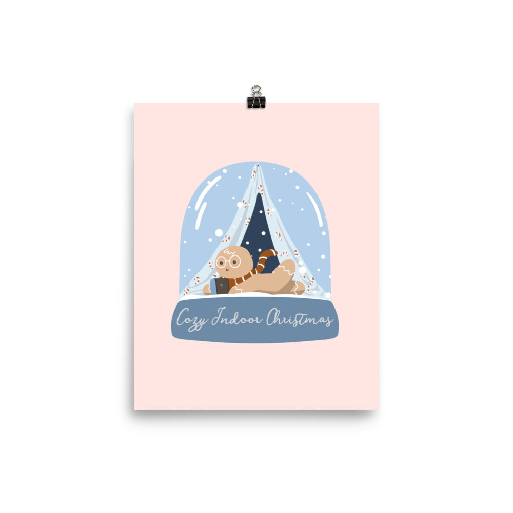 Cozy Christmas Gingy | 8x10 Poster Threads & Thistles Inventory
