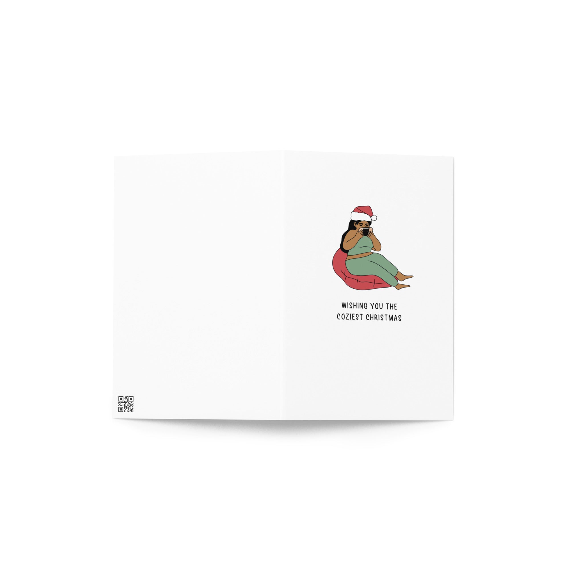 Cozy Christmas | 8x10 Greeting Card | Cozy Gamer Christmas Threads & Thistles Inventory
