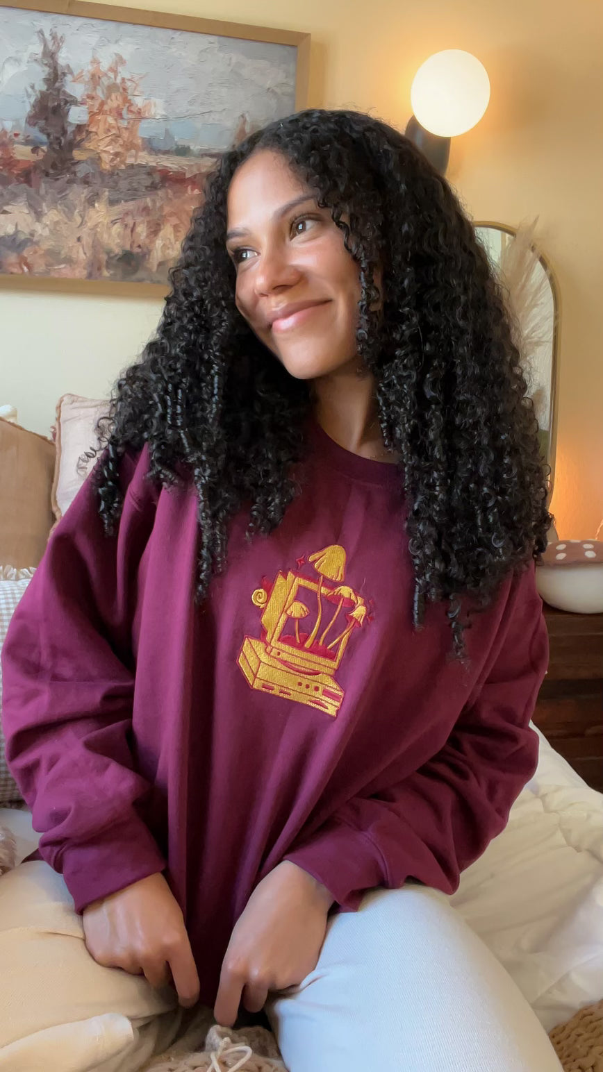 Cozy PC Gaming | Embroidered Unisex Hoodie | Cozy Gamer Threads & Thistles Inventory