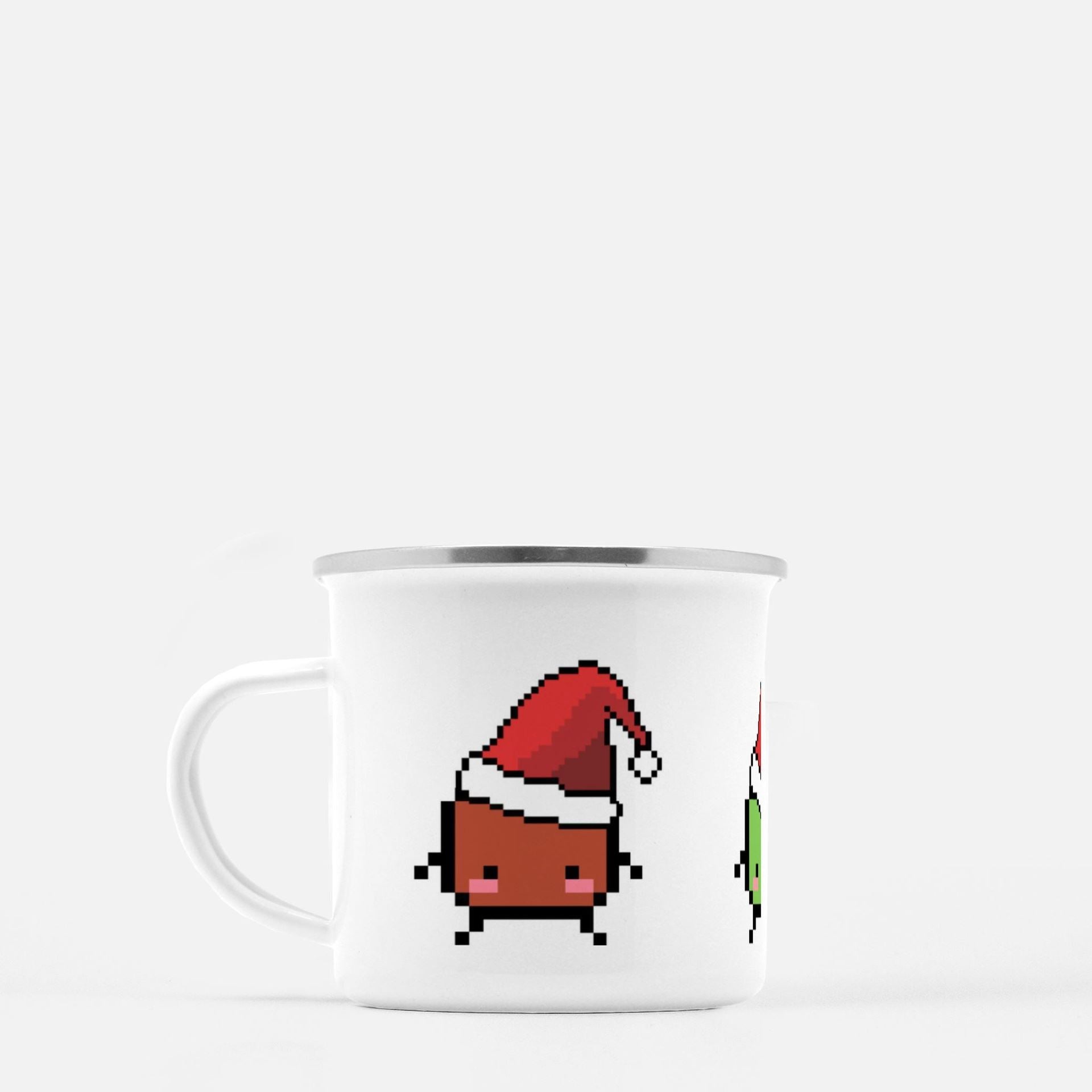 Santa Junimo Camp Mug 10 oz. Mugs Threads & Thistles Inventory 