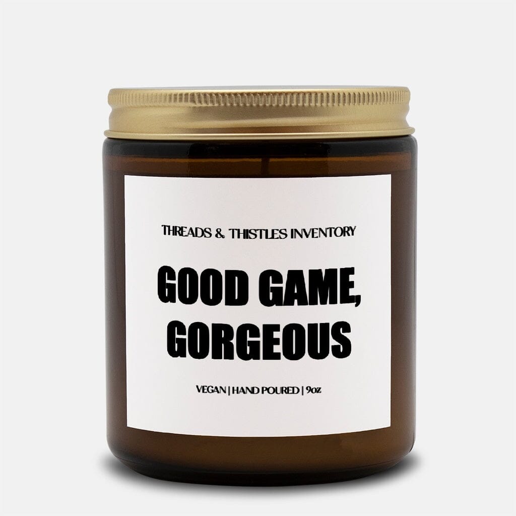 Good Game, Gorgeous | 9oz Candle | Gamer Affirmations Candles Threads & Thistles Inventory 