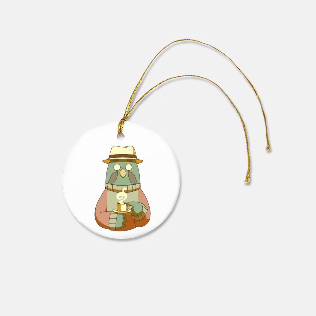 The Roost - Ornament - Ceramic (Round) Ornaments and Accents Threads & Thistles Inventory