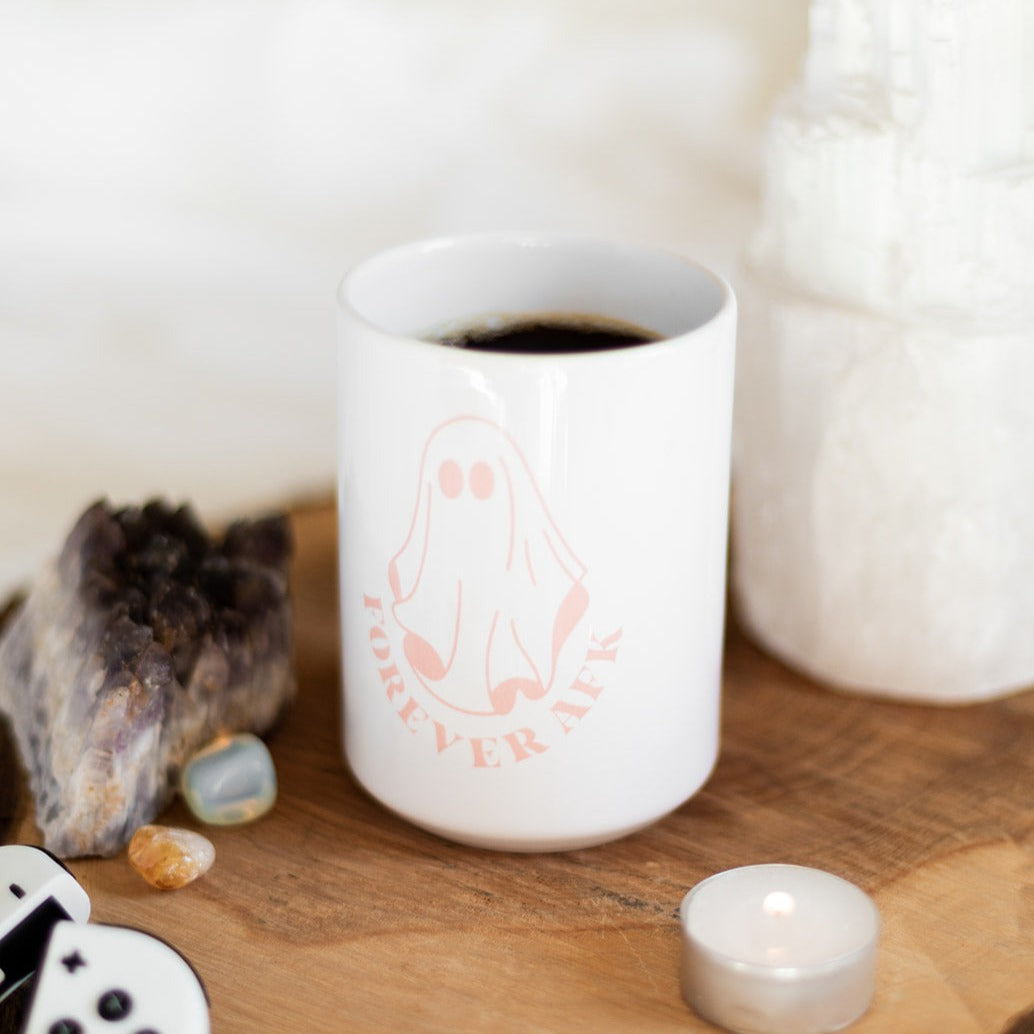 Forever AFK | Fall Mug Deluxe 15oz. Mugs Threads & Thistles Inventory