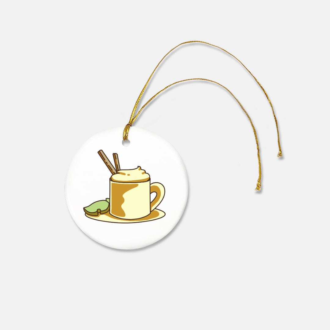 Hot Cocoa from The Roost - Ornament - Ceramic (Round) Ornaments and Accents Threads & Thistles Inventory