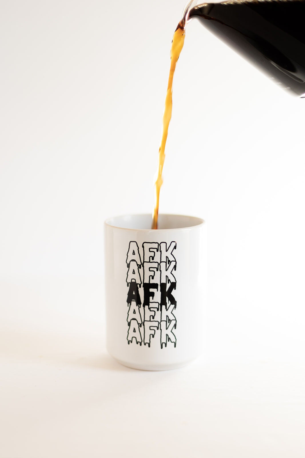 Drippy AFK Fall Mug Deluxe 15oz. Mugs Threads & Thistles Inventory