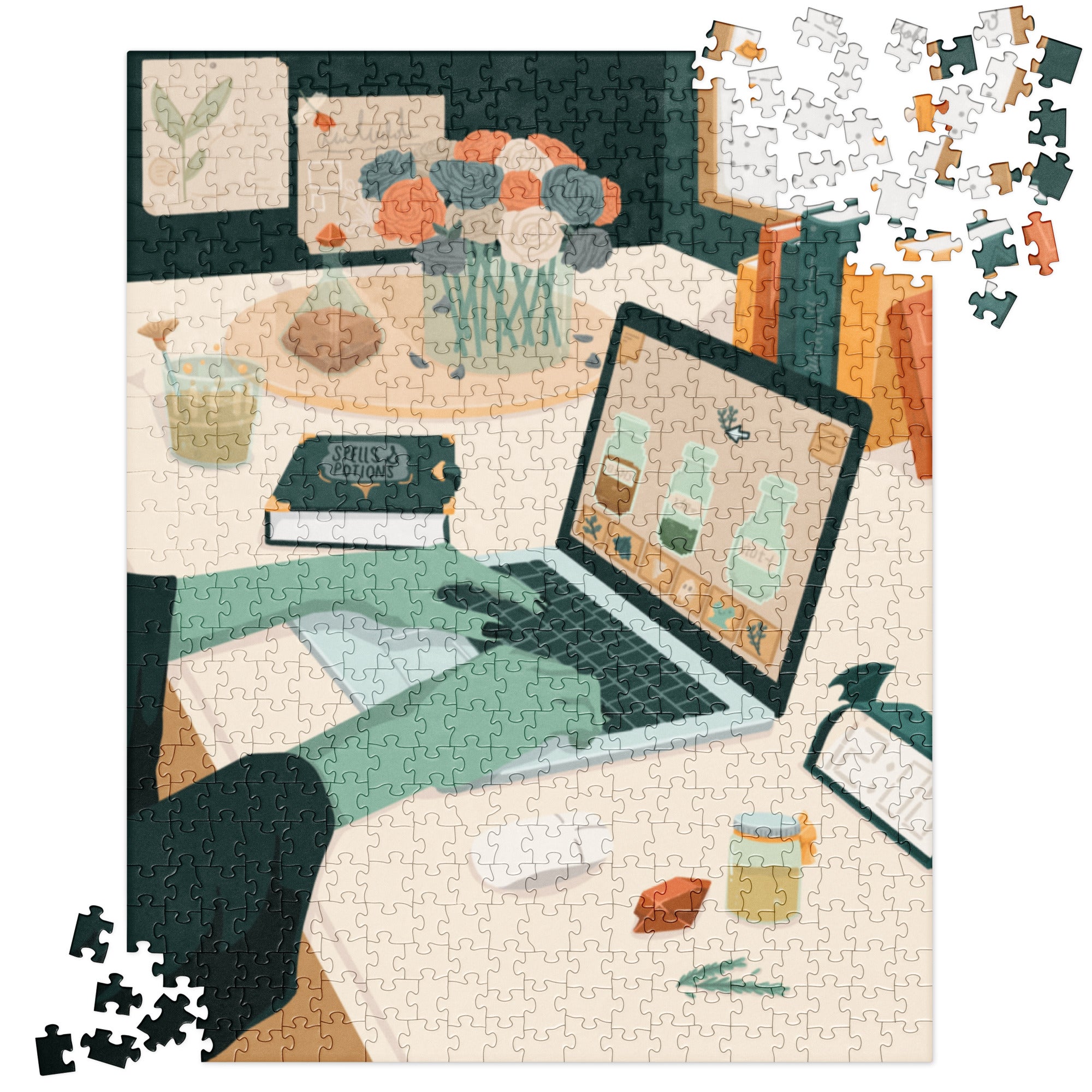 Gaming and Witchcraft | Fall Jigsaw puzzle Puzzles Threads & Thistles Inventory 520 pieces