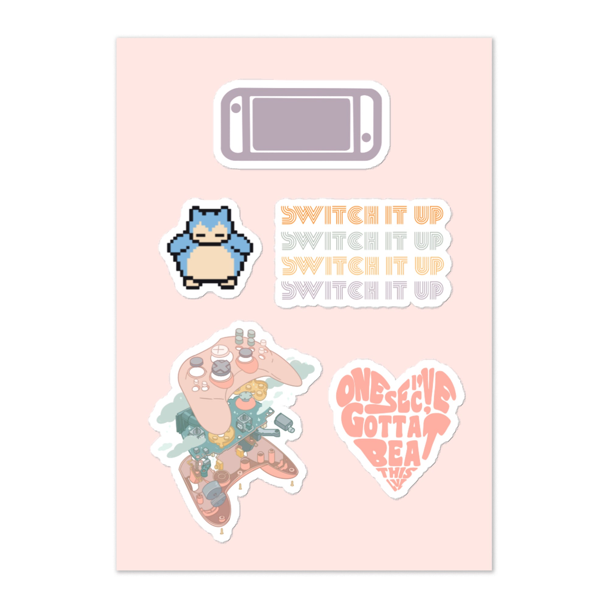 Pastel Gaming | Sticker sheet Threads and Thistles Inventory