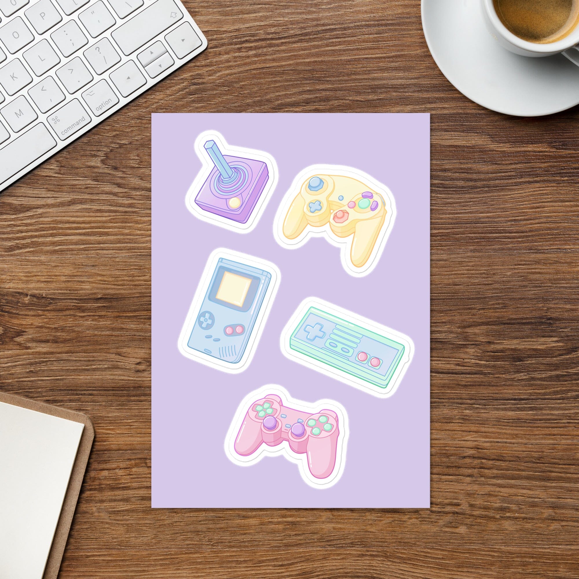 Consoles | Sticker sheet | Retro Gaming Threads & Thistles Inventory