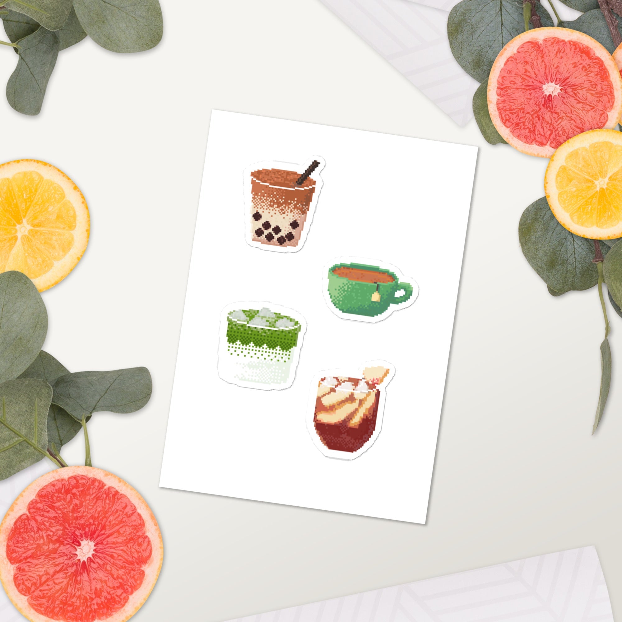 Pick your Tea | Sticker sheet | Cozy Gamer Threads and Thistles Inventory