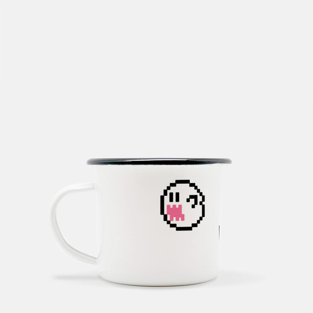 King Boo | Camp Mug 10 oz. | Mario Mugs Threads and Thistles Inventory