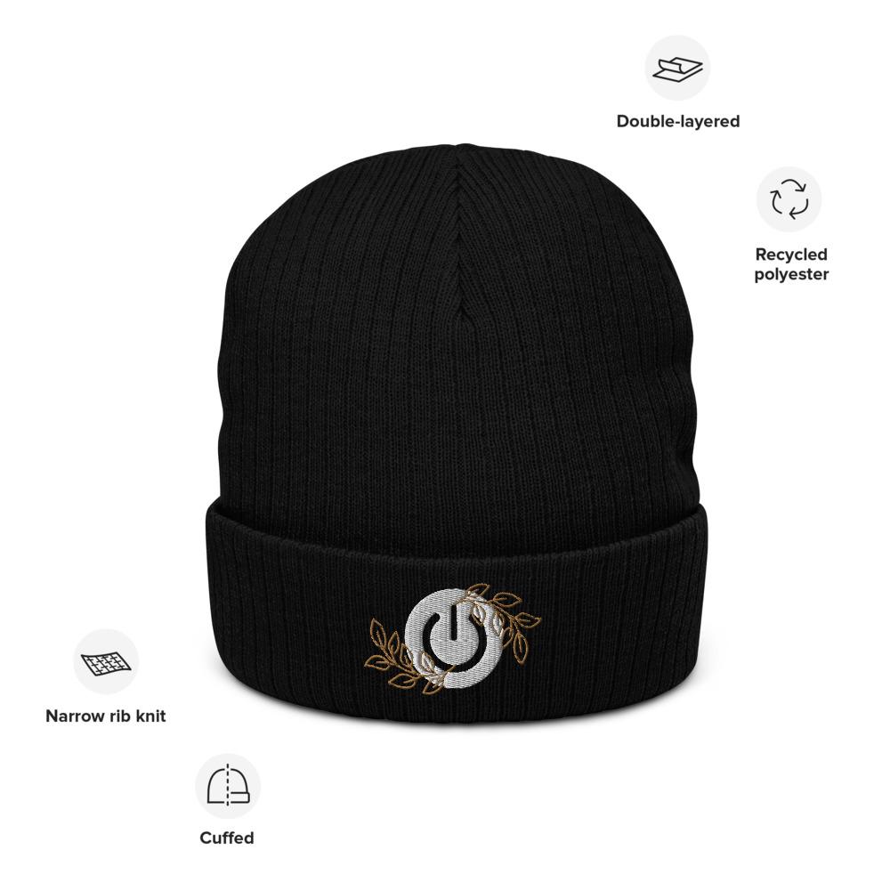 Power Up | Recycled cuffed beanie Threads and Thistles Inventory