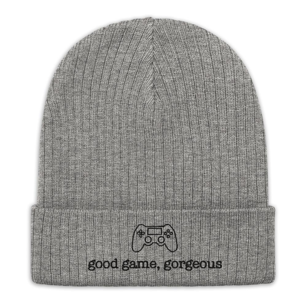 Good Game, Gorgeous | Recycled cuffed beanie Threads and Thistles Inventory Light Grey Melange
