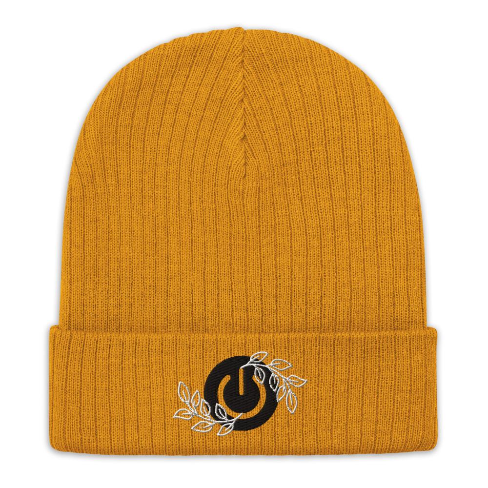 Power Up | Recycled cuffed beanie Threads and Thistles Inventory Mustard