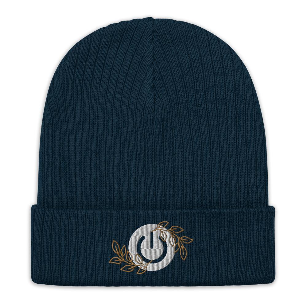 Power Up | Recycled cuffed beanie Threads and Thistles Inventory Navy