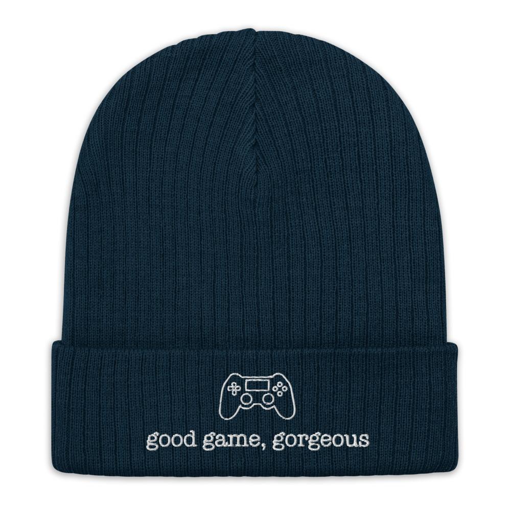 Good Game, Gorgeous | Recycled cuffed beanie Threads and Thistles Inventory Navy