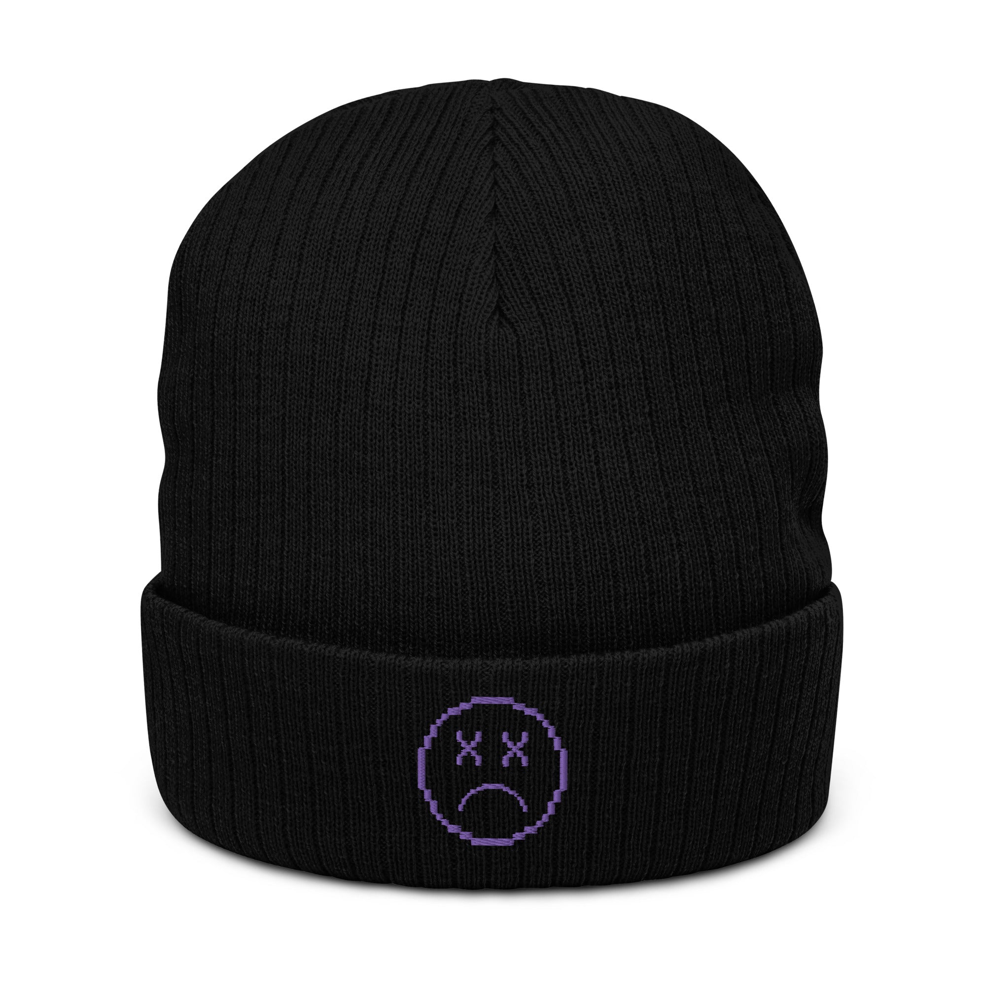 Game Over | Ribbed knit beanie Threads and Thistles Inventory Black