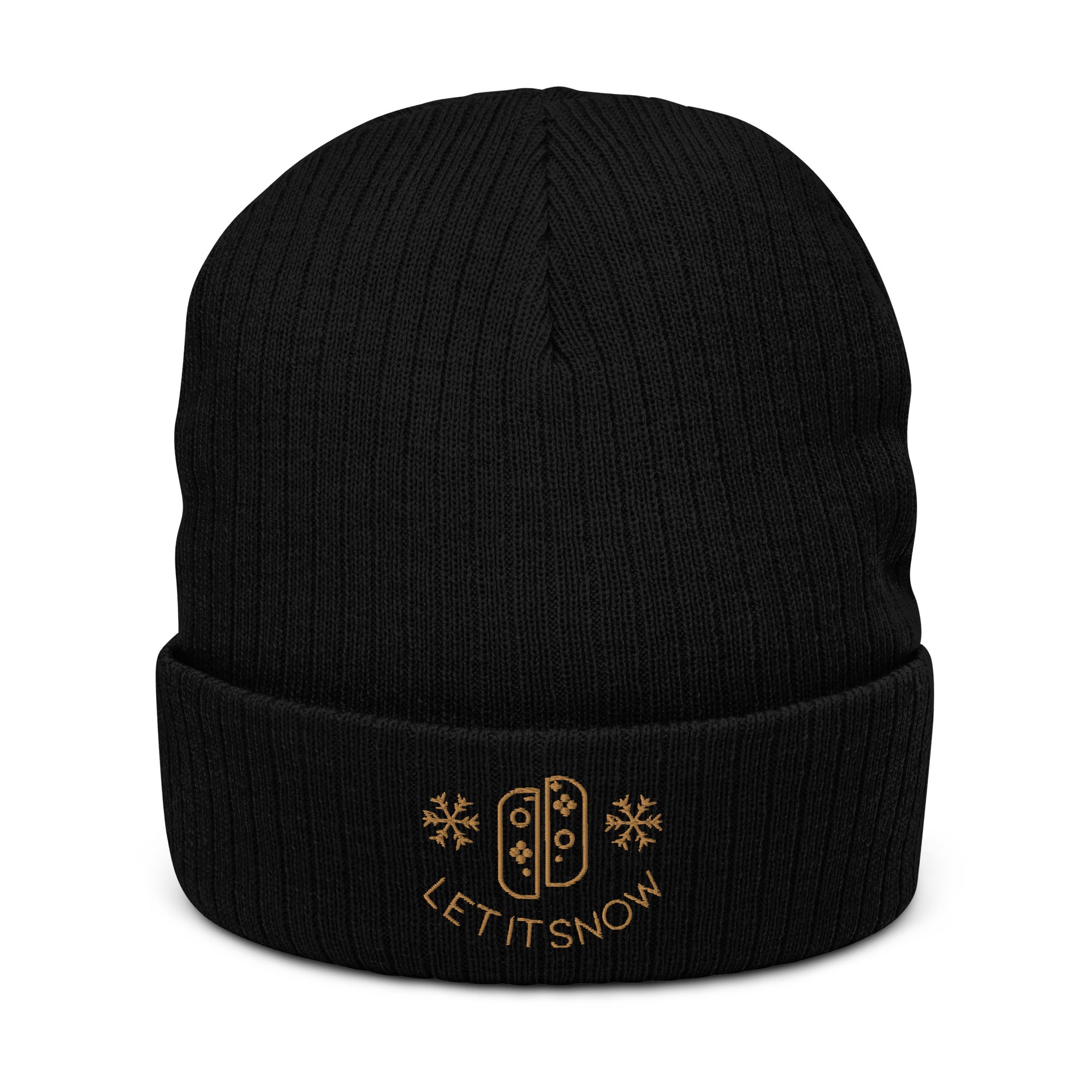 Cozy Gamer Christmas | Ribbed knit beanie Threads & Thistles Inventory