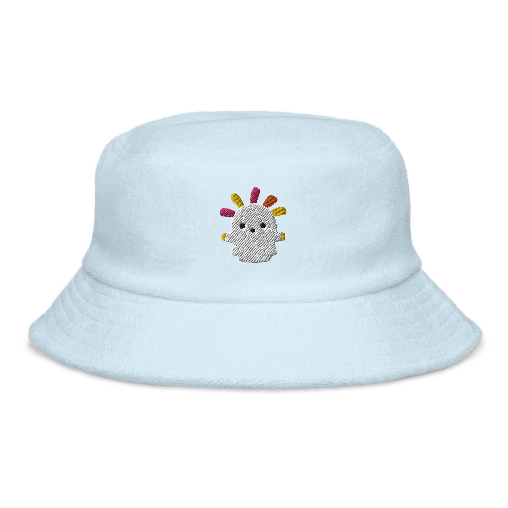 Squeakoid | Terry cloth bucket hat | Animal Crossing Threads and Thistles Inventory Light Blue
