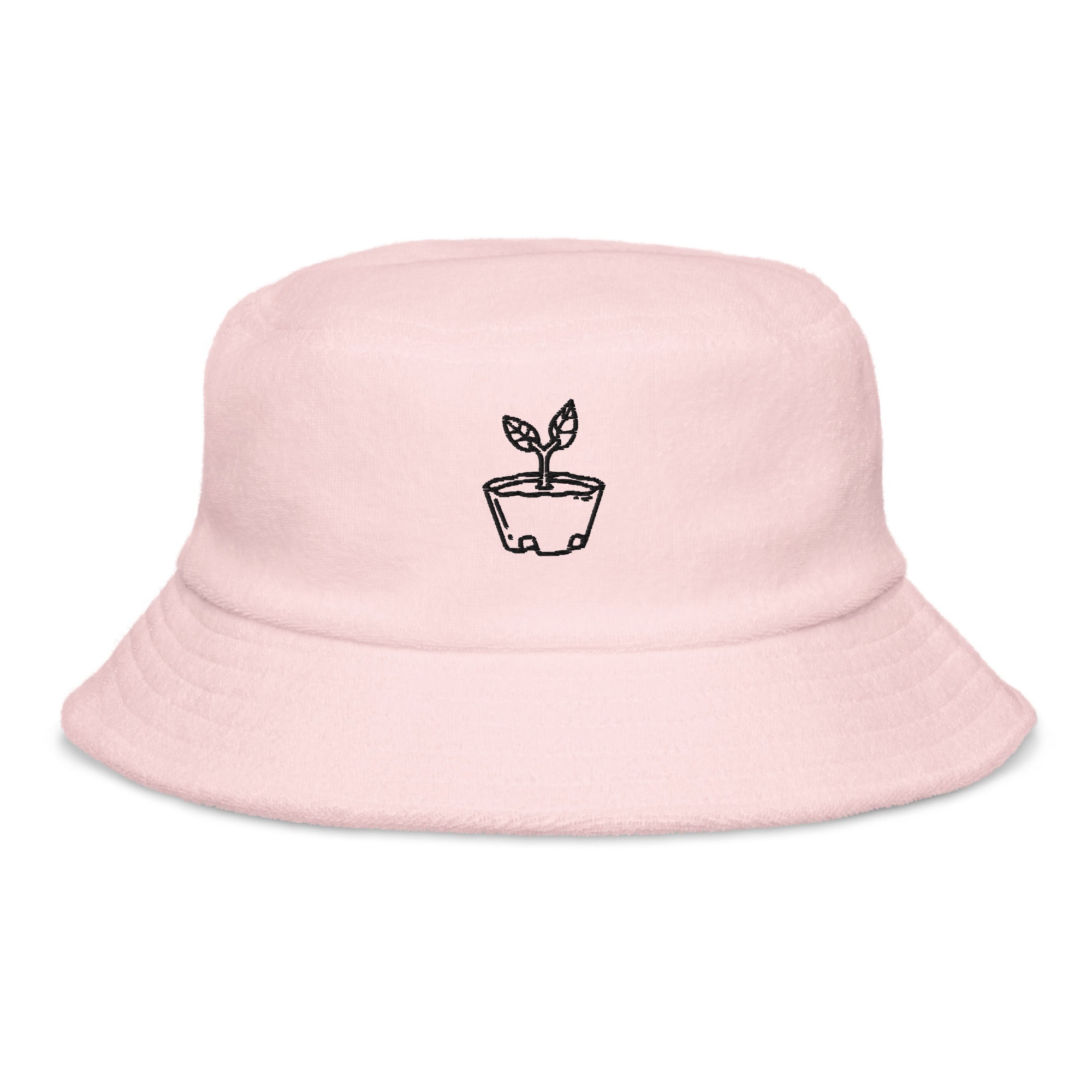 Sapling | Terry cloth bucket hat | Animal Crossing Threads and Thistles Inventory Light Pink