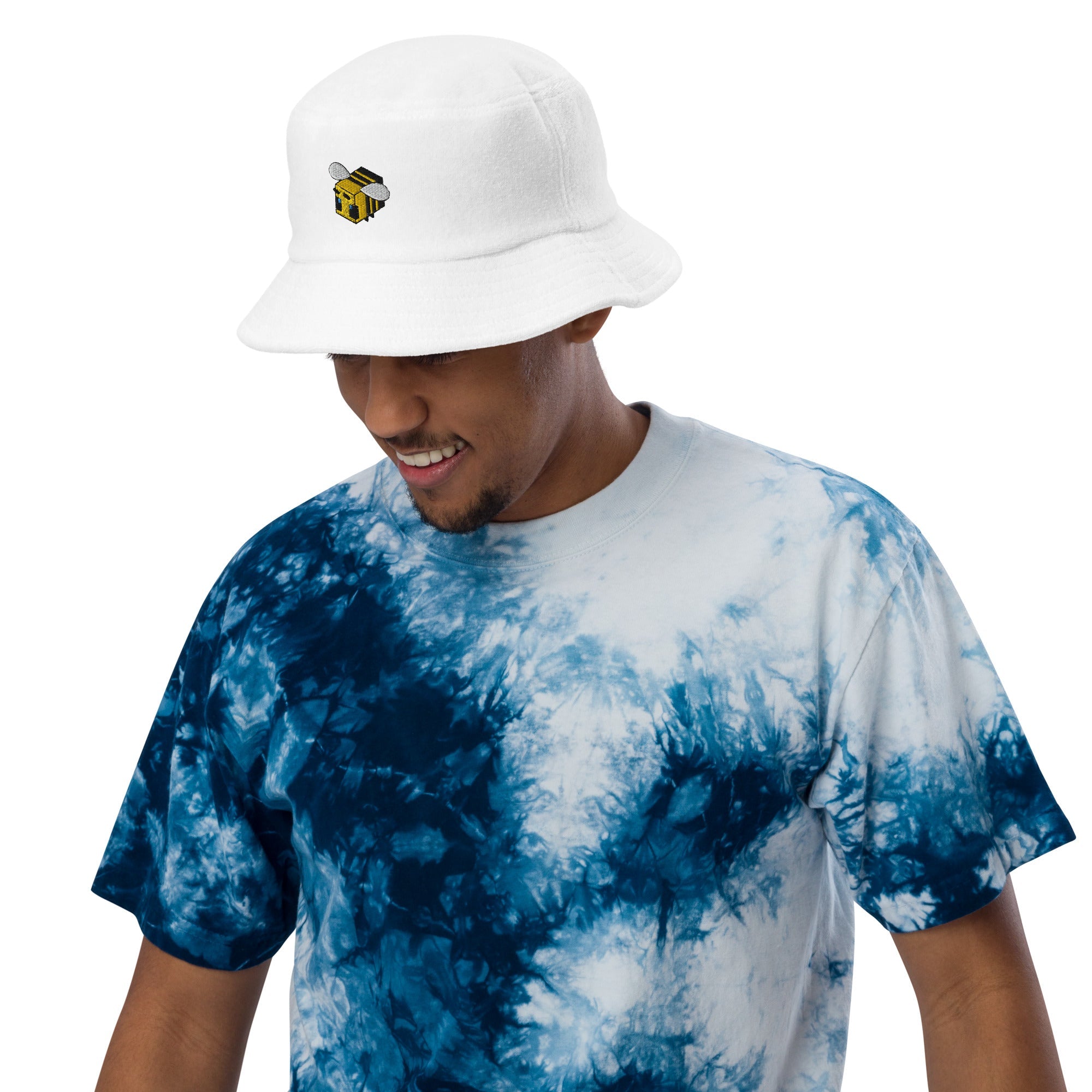 Minecraft Bee | Terry cloth bucket hat | Minecraft Threads and Thistles Inventory