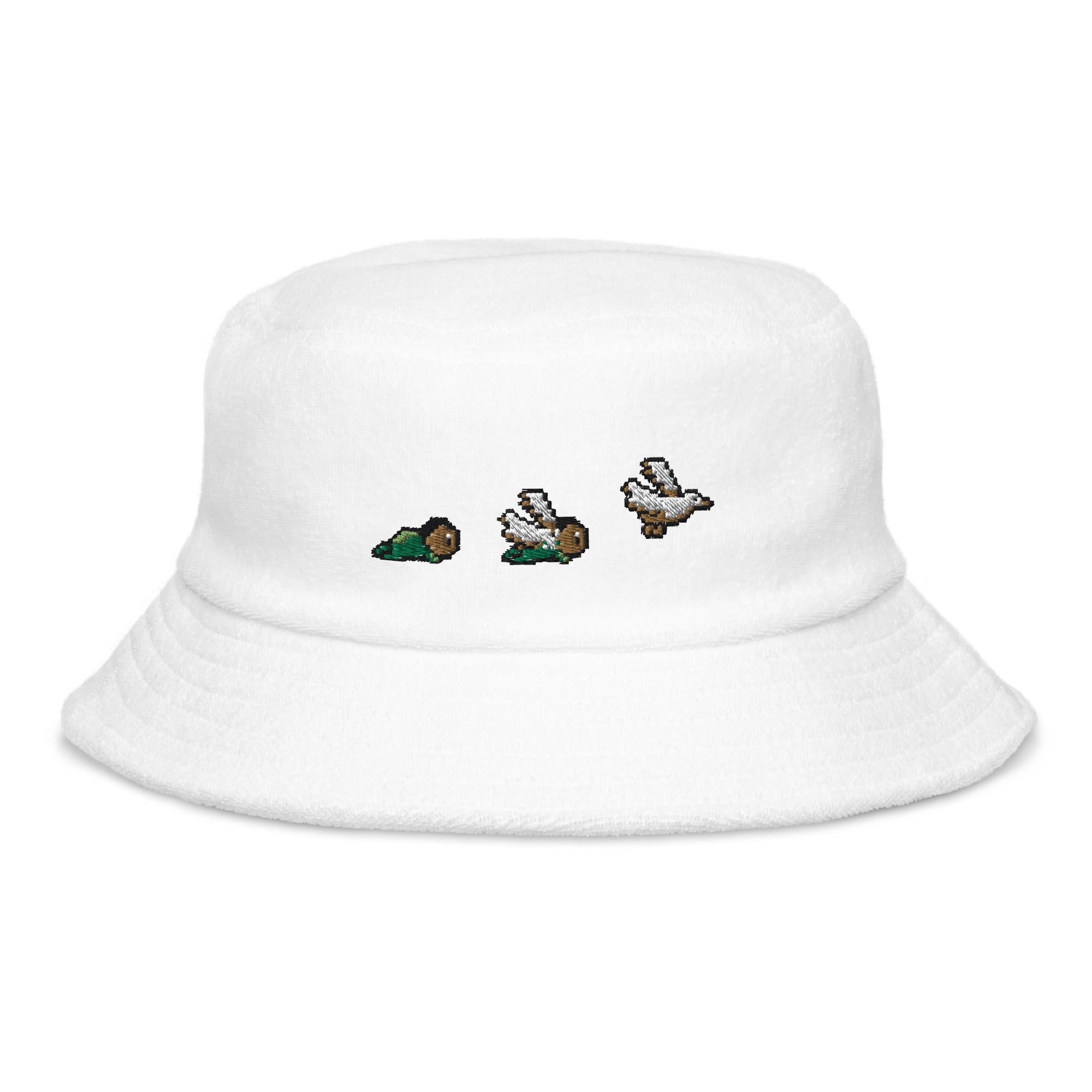 Good Humor Babies | Terry cloth bucket hat | Stardew Valley Threads and Thistles Inventory White