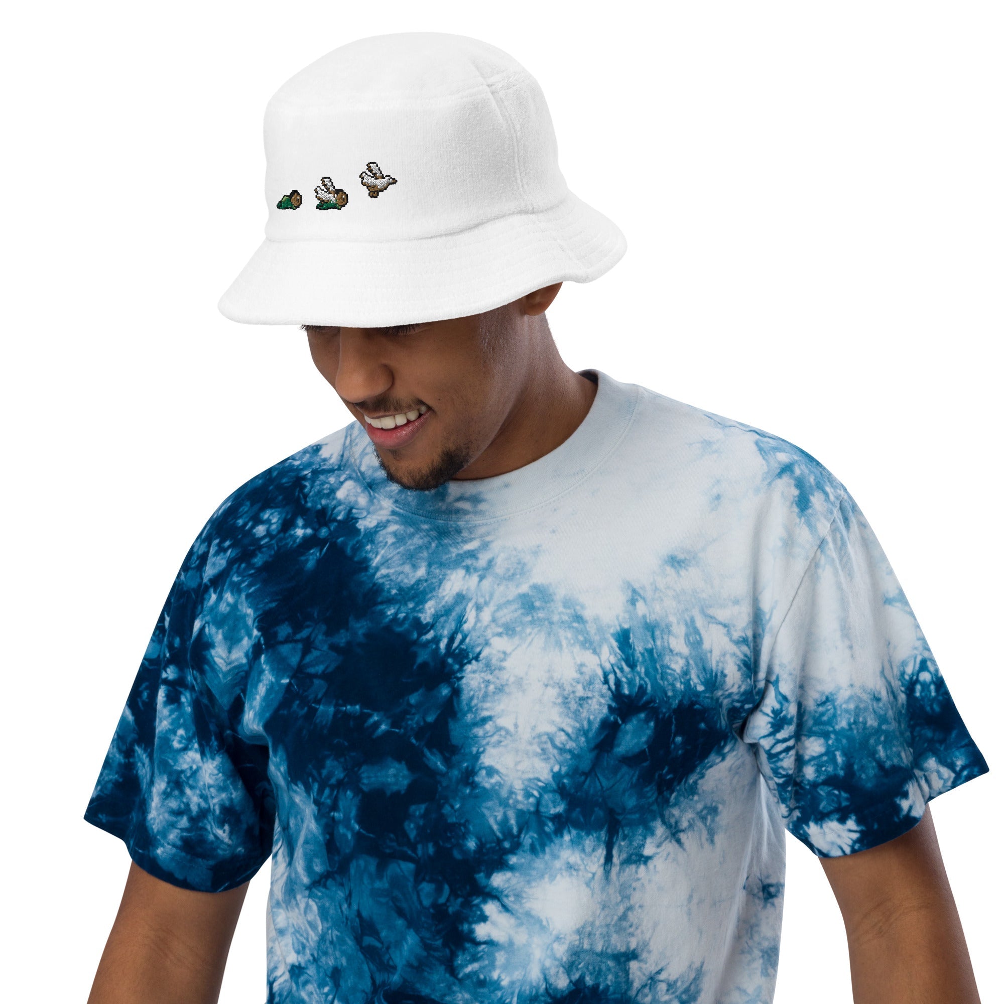 Good Humor Babies | Terry cloth bucket hat | Stardew Valley Threads and Thistles Inventory