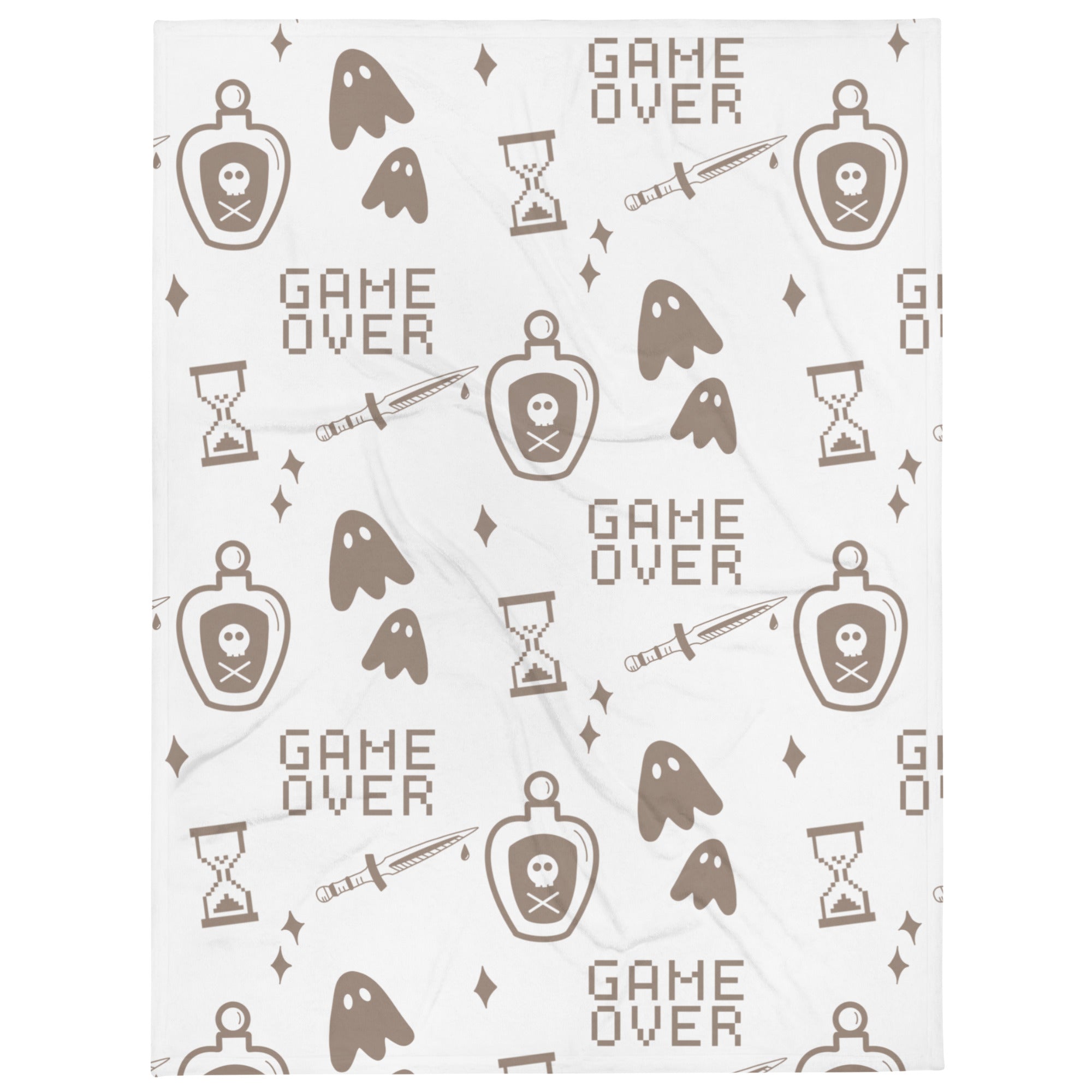 Game Over | 60x80 Throw Blanket Blankets Threads and Thistles Inventory