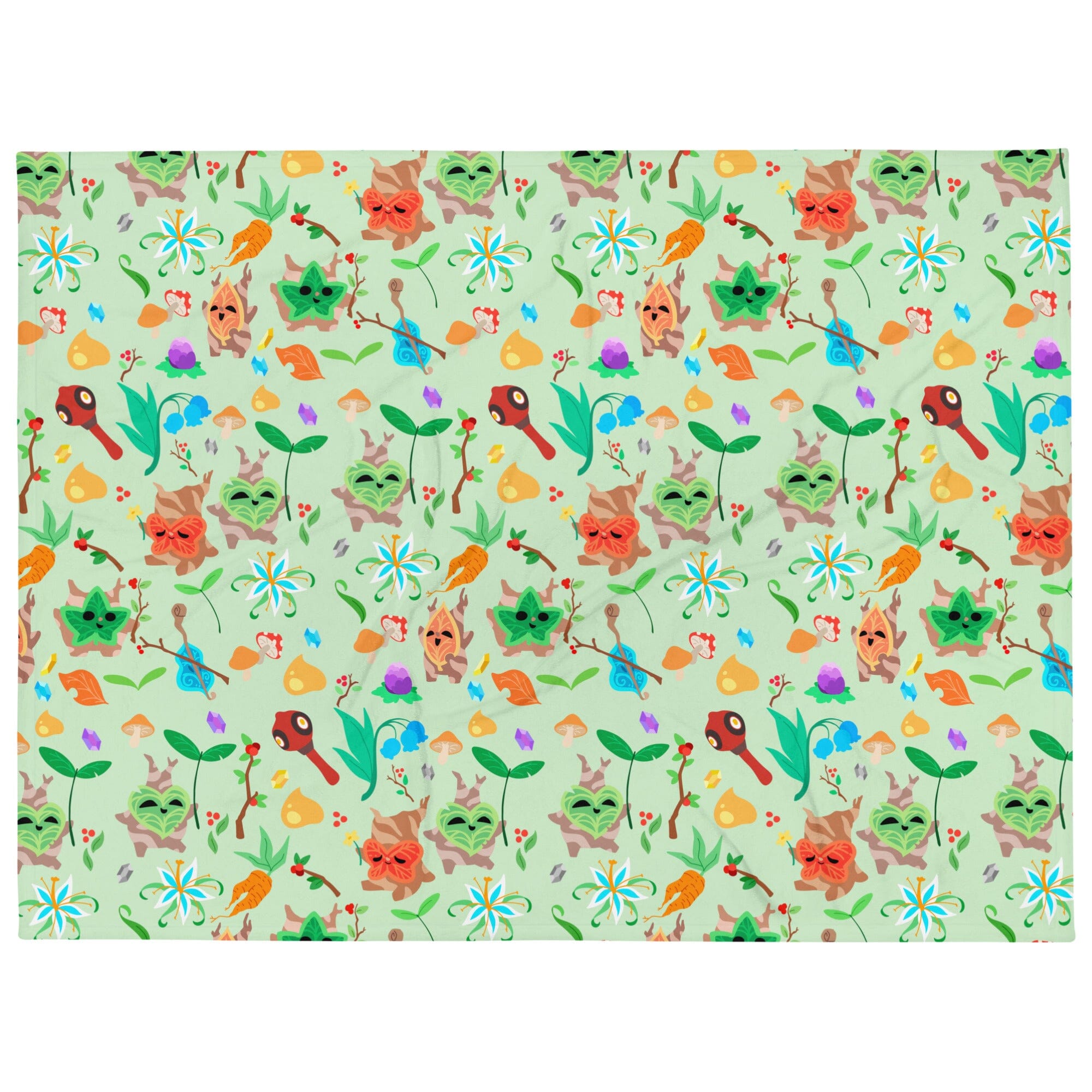 Koroks in Color | Throw Blanket | The Legend of Zelda Threads & Thistles Inventory