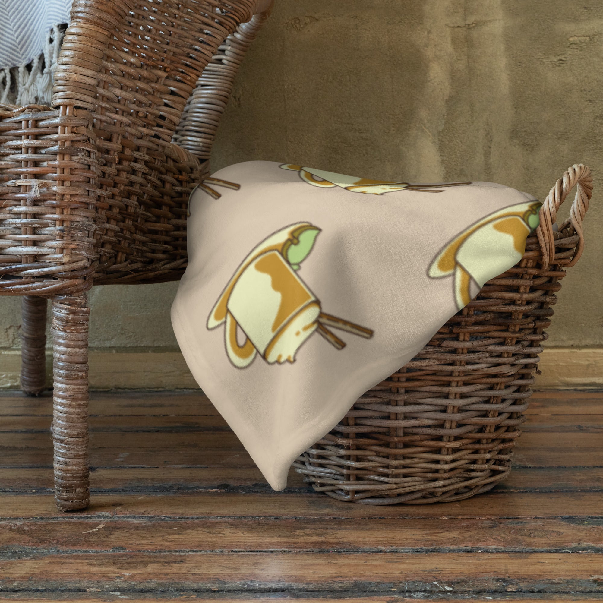 Hot Cocoa from The Roost | 60x80 Throw Blanket | Christmas Animal Crossing Blankets Threads and Thistles Inventory 60×80
