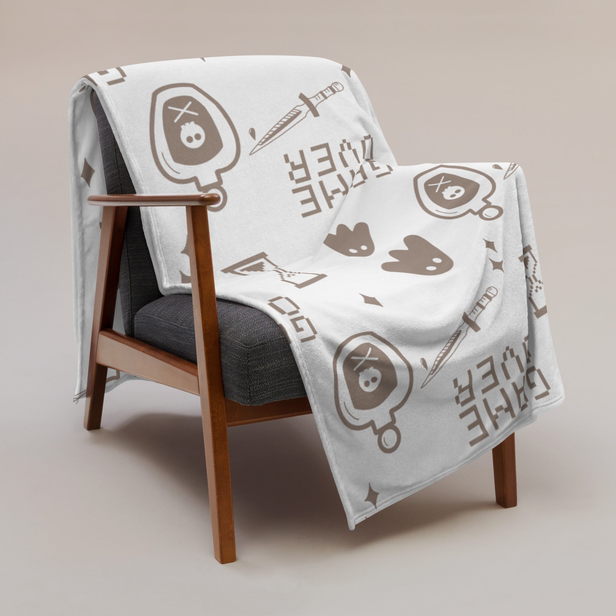 Game Over | 60x80 Throw Blanket Blankets Threads and Thistles Inventory