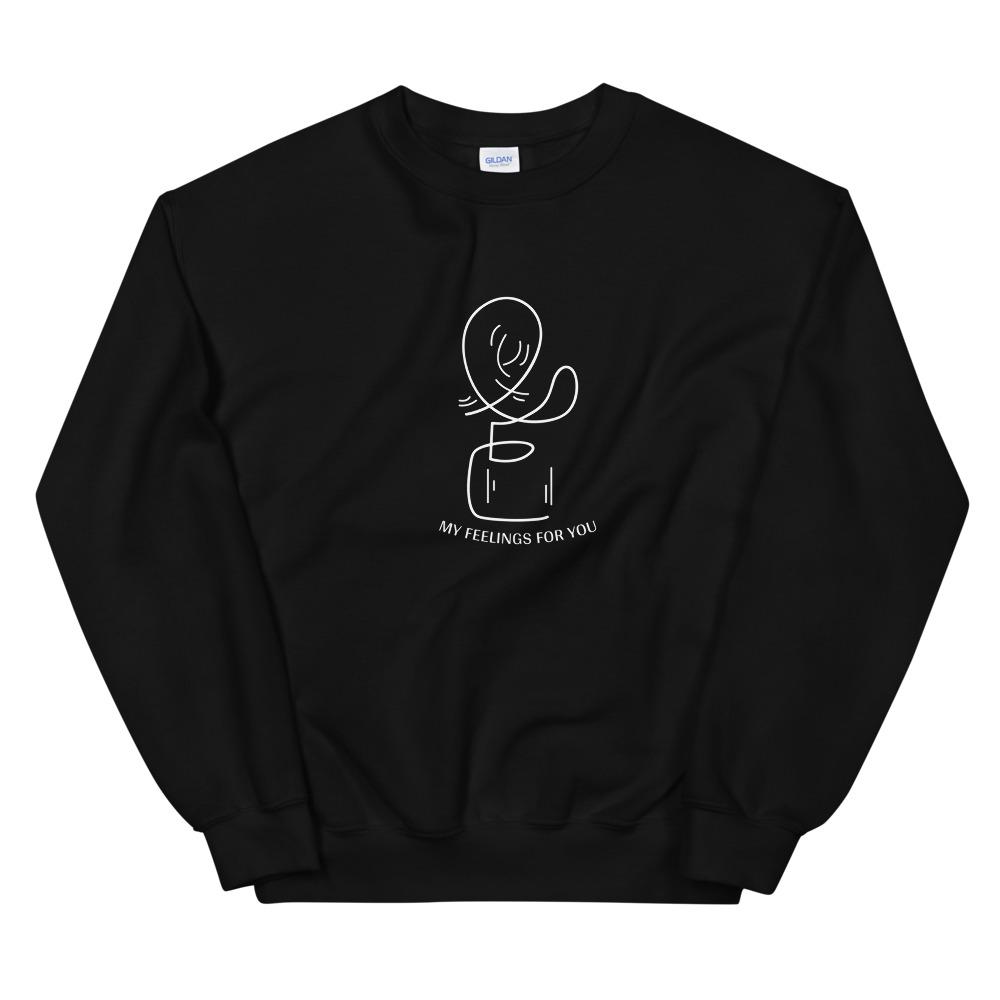 Leah's Feelings | Unisex Sweatshirt | Stardew Valley Threads and Thistles Inventory Black S