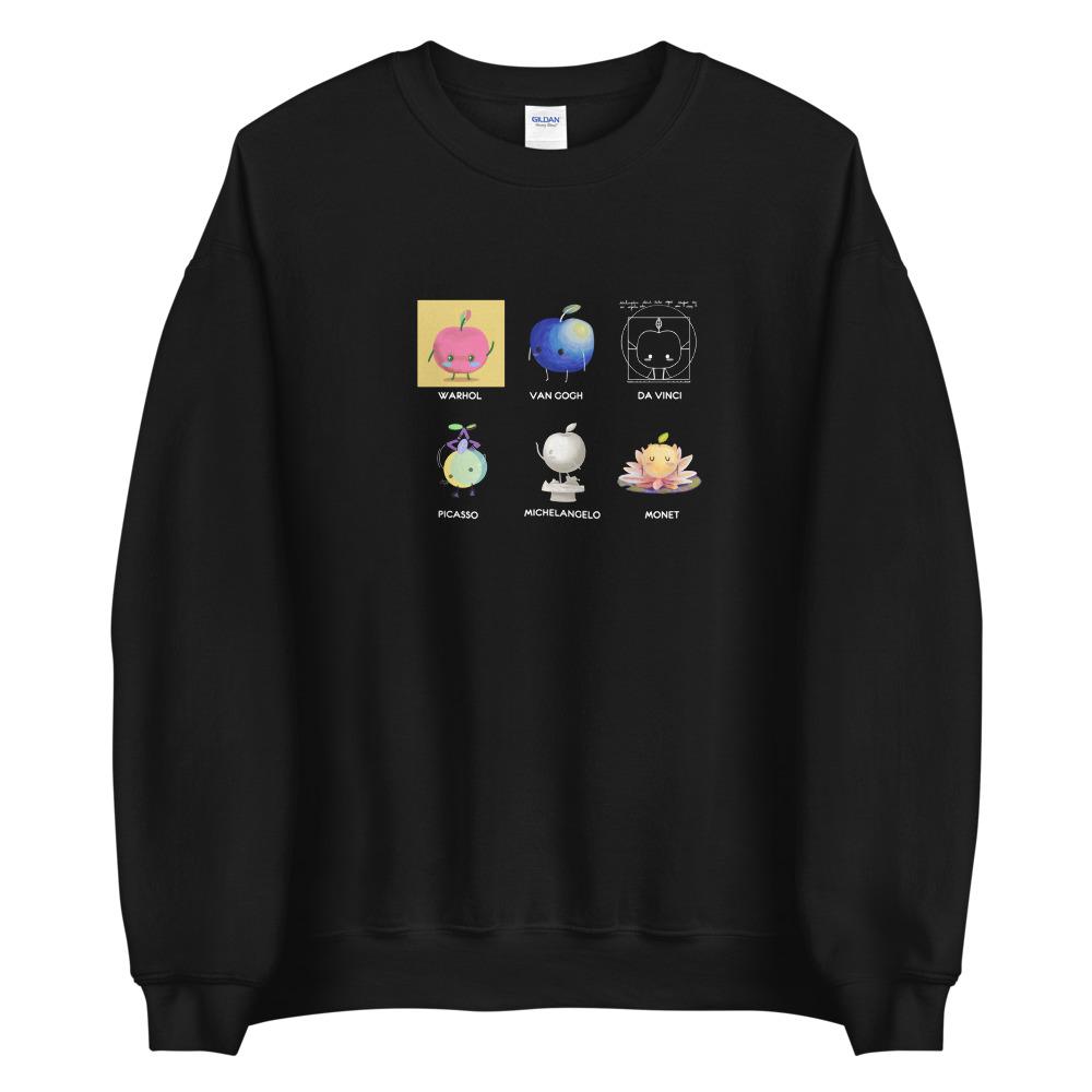 Junimo Artists | Unisex Sweatshirt | Stardew Valley Threads and Thistles Inventory Black S