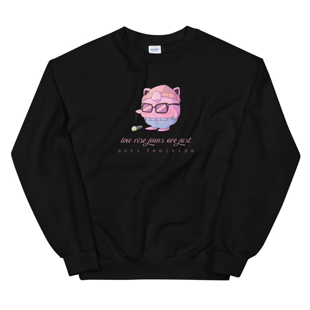 Low Rise Jeans | Unisex Sweatshirt | Pokemon Threads and Thistles Inventory Black S