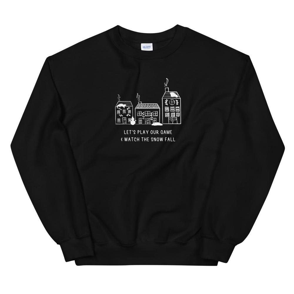 Play Our Game | Seasonal Unisex Sweatshirt Threads and Thistles Inventory Black S