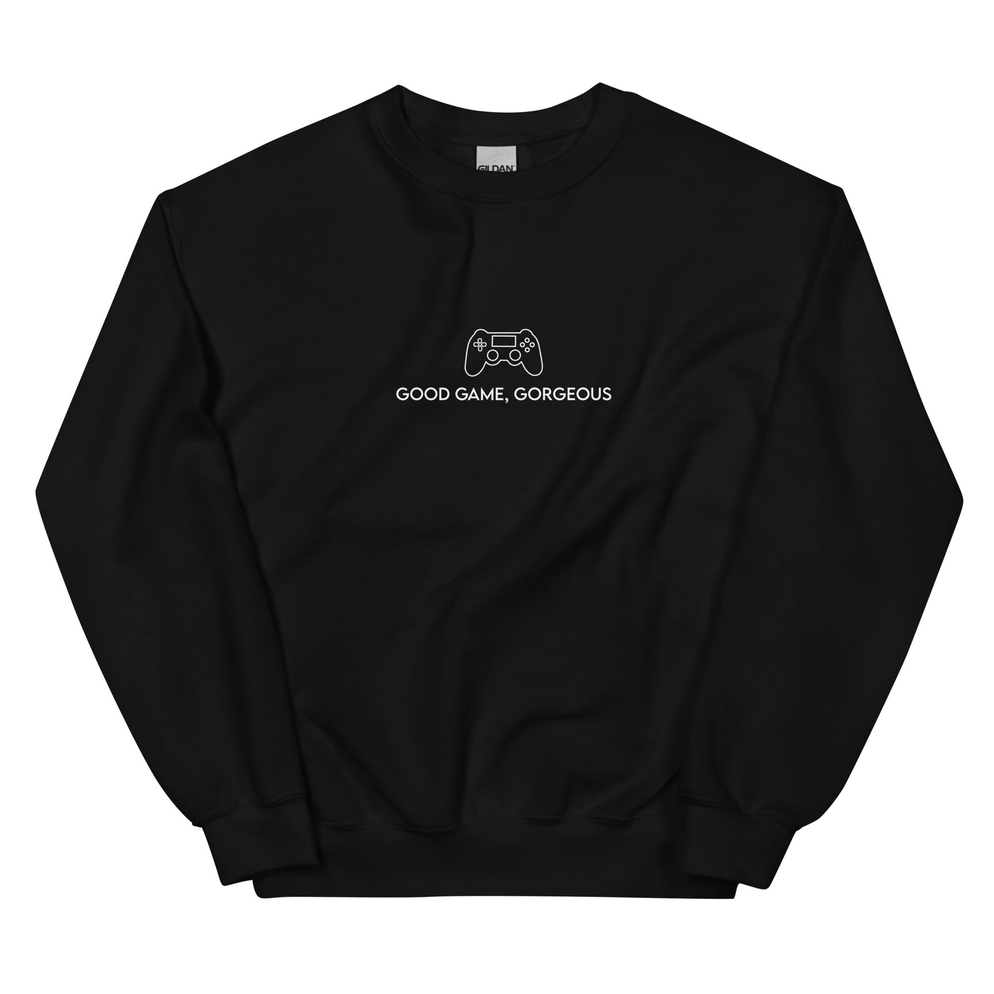 Good Game, Gorgeous | Unisex Sweatshirt Threads and Thistles Inventory Black S