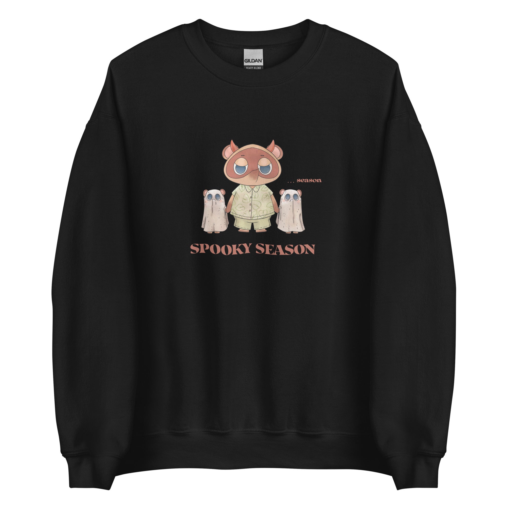 Spooky Season | Unisex Sweatshirt | Animal Crossing Fall Cozy Gamer Threads and Thistles Inventory Black S