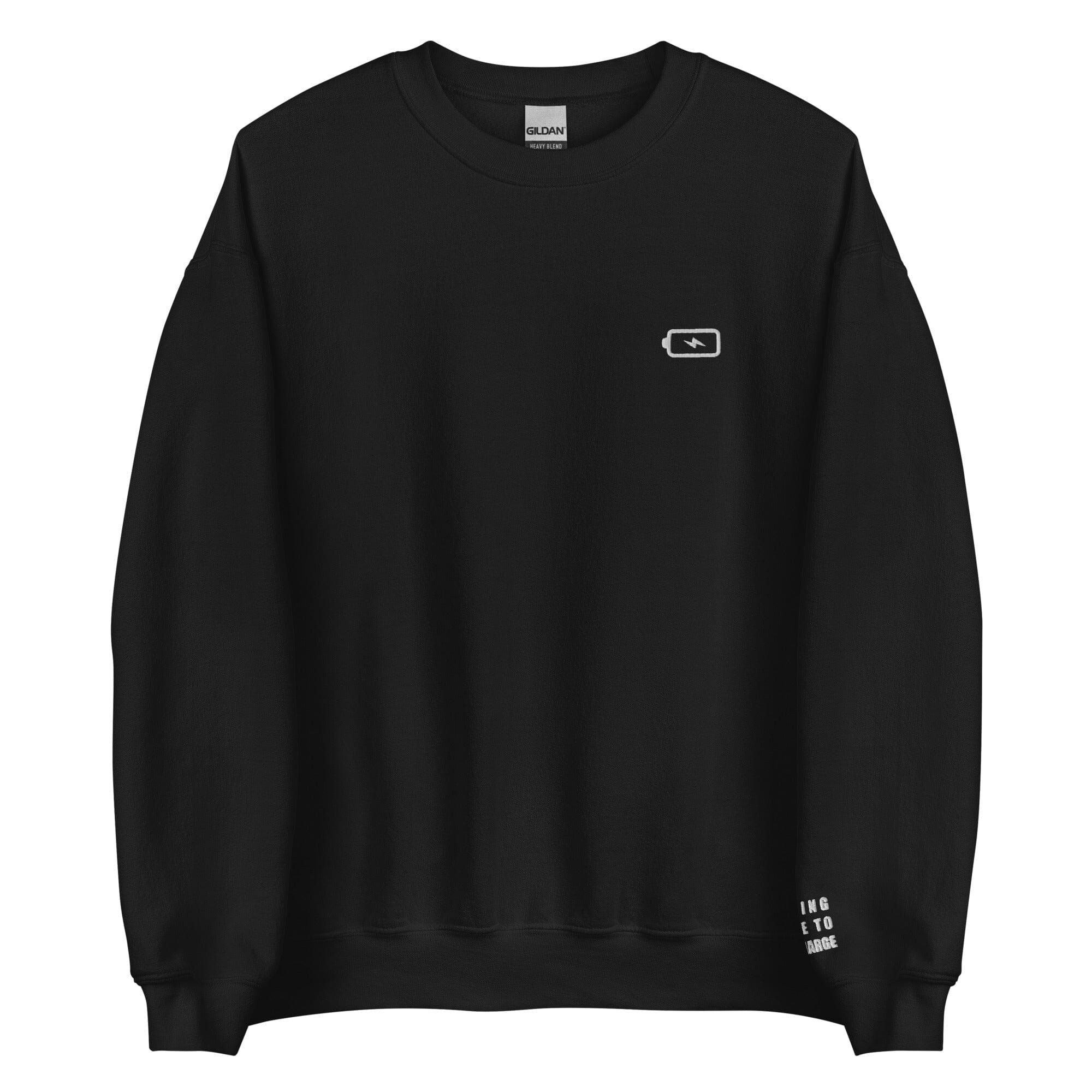 Taking Time to Recharge | Unisex Sweatshirt | Gamer Affirmations Threads & Thistles Inventory Black S