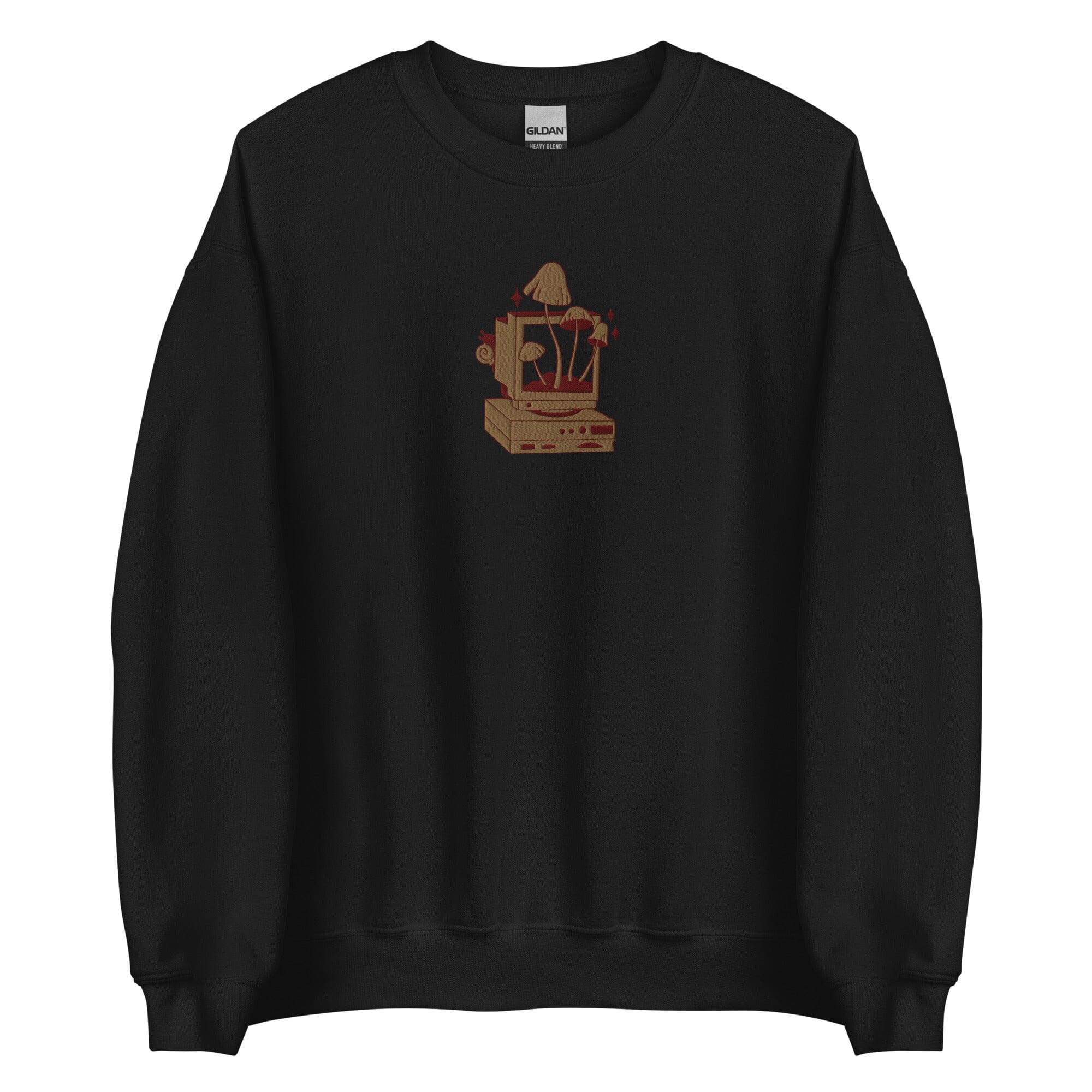 Cozy PC Gaming | Embroidered Unisex Sweatshirt | Cozy Gamer Threads & Thistles Inventory Black S