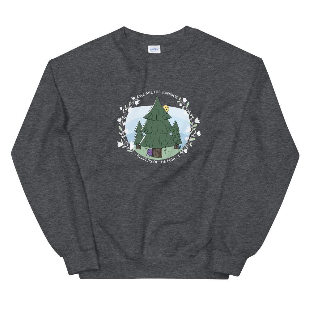 Junimo | Unisex Sweatshirt | Stardew Valley Threads and Thistles Inventory Dark Heather S 