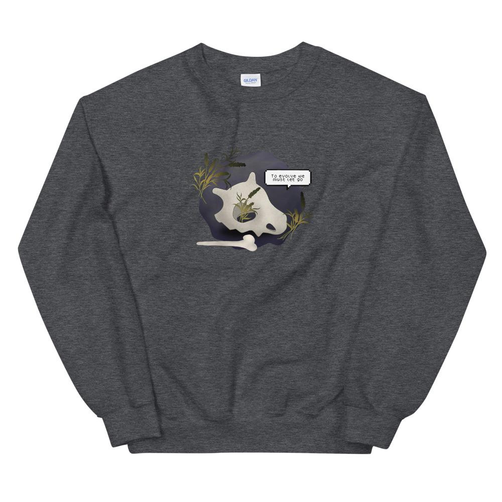 To Evolve | Unisex Sweatshirt | Pokemon Threads and Thistles Inventory Dark Heather S