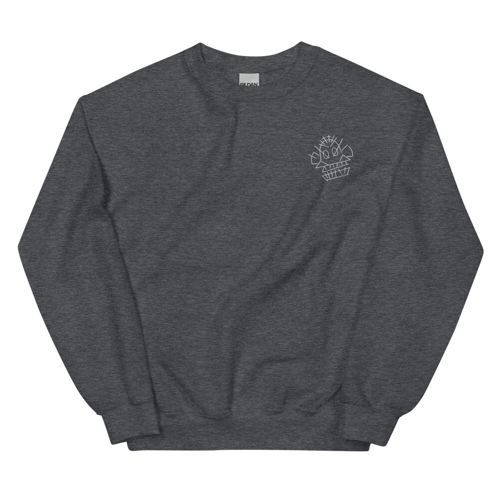 Jinx Monkey | Unisex Sweatshirt | League of Legends Threads and Thistles Inventory Dark Heather S