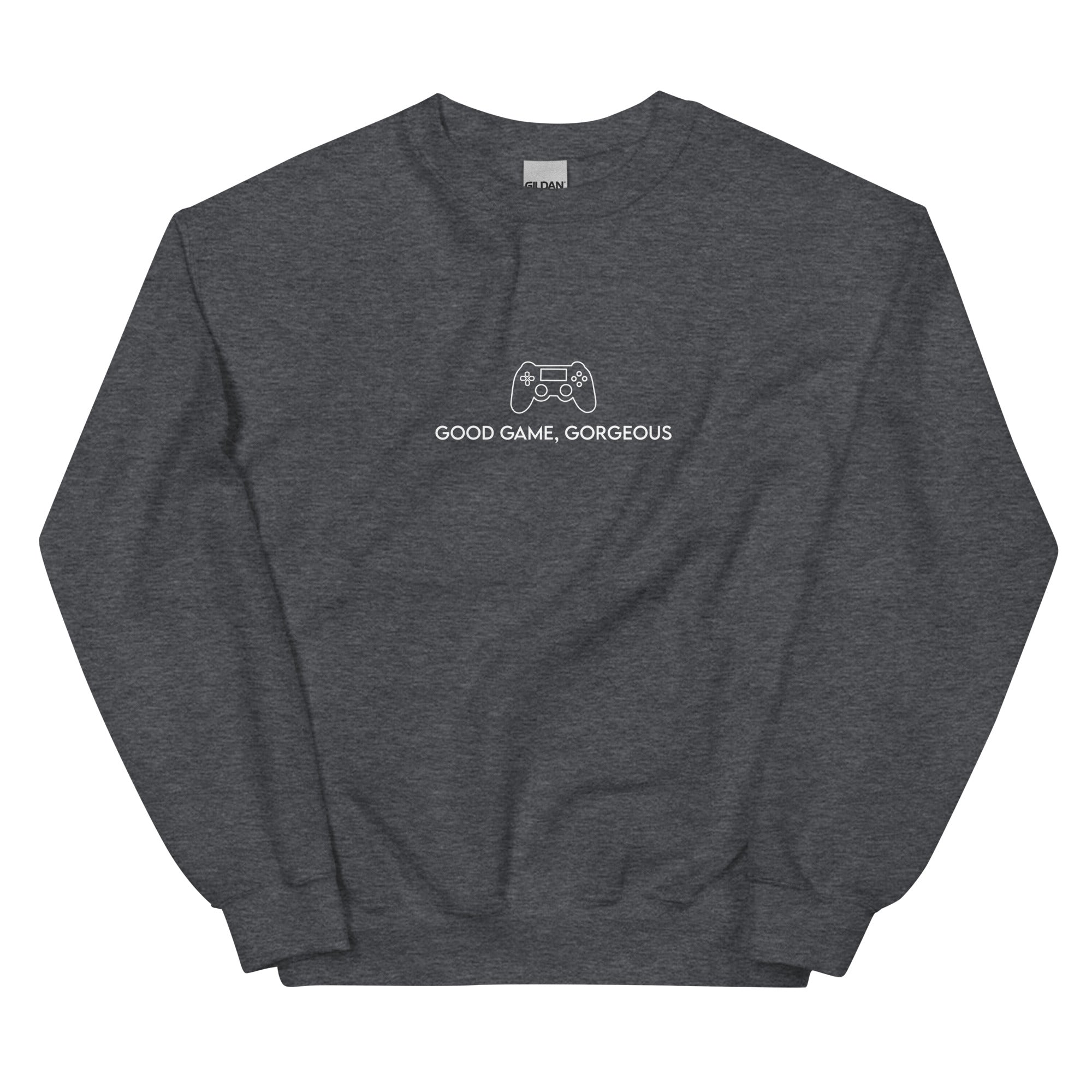 Good Game, Gorgeous | Unisex Sweatshirt Threads and Thistles Inventory Dark Heather S