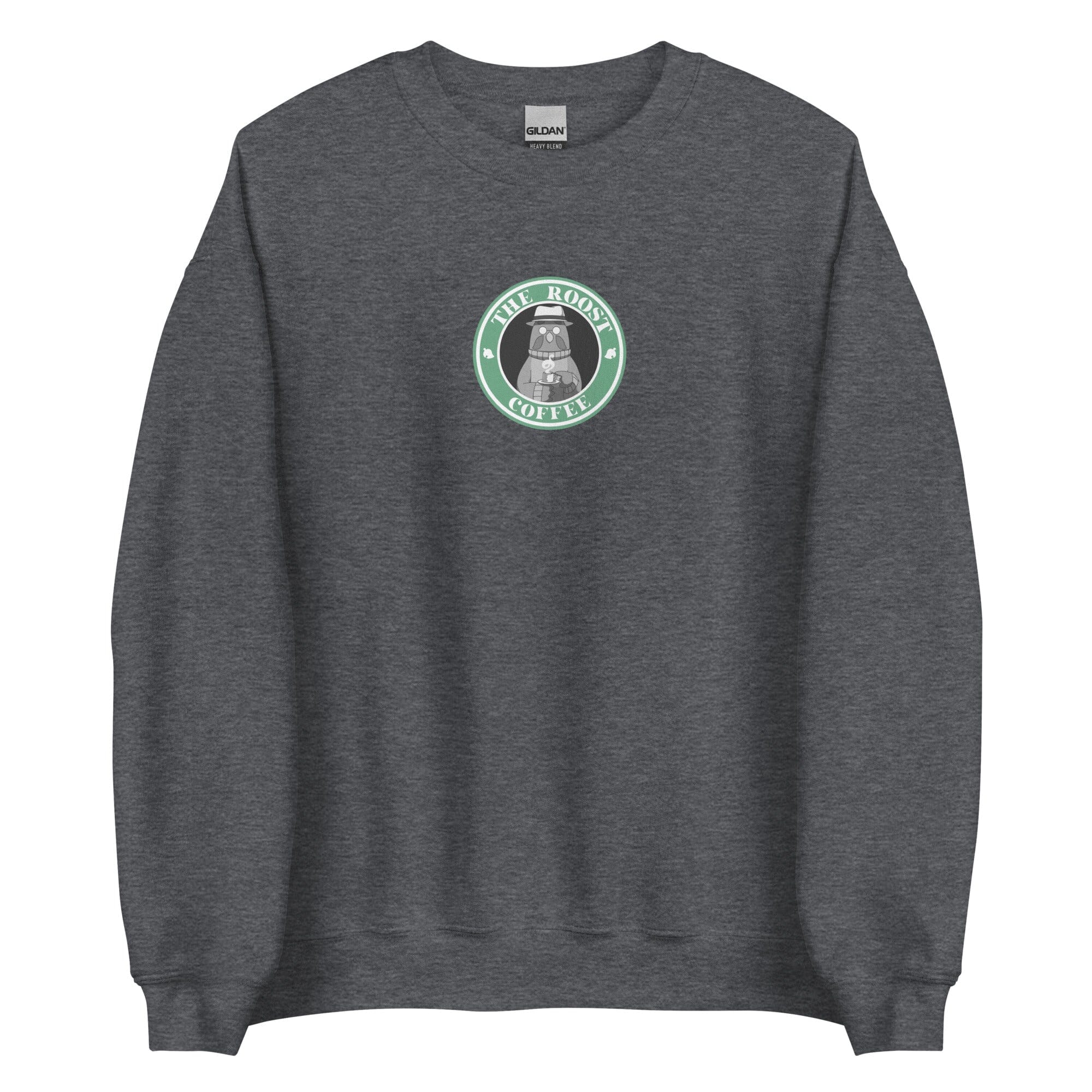 The Roost Coffee | Unisex Sweatshirt | Animal Crossing Sweatshirt Threads and Thistles Inventory Dark Heather S